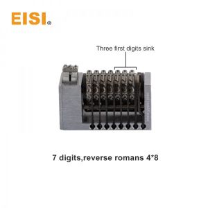 Backward Direction Leibinger Numbering Machine 7 Digits Sinkable