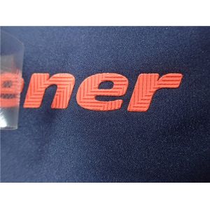 Black Matt Silicone Molding Heat Transfer Clothing Labels High - Elastic