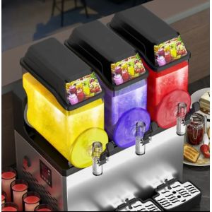 China Three Tank Ice R404A Granita Slush Machine High Speed on sale