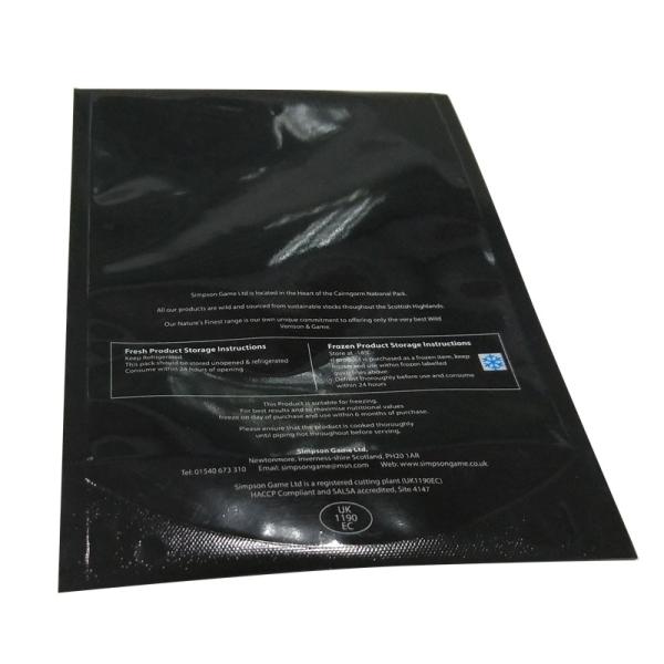 Top unique heat seal nylon food grade three side seal pet food packaging bags plastic pouch