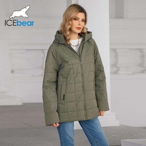 Spring/Autumn Padded Coat For Fatty Girls Simple And Elegant Basic Style No Cumbersome Design Hood