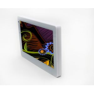 PoE tablets glass mount and in wall flush mounting