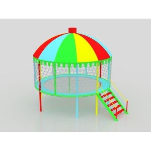 Rope Mobile Inflatable Jump Park Children Bungee Trampoline Jumping