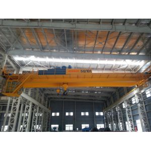 Electric Double Girder Overhead Traveling Crane 20 Ton 6m-30m Lifting