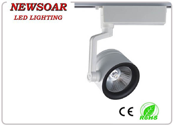 Buy not dimmable 18w led track lighting with cree/usa cob chip and SAA TUV driver at wholesale prices