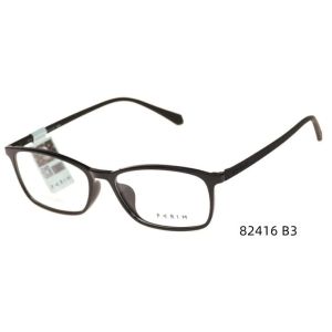 Silicone Temple Square Eyeglasses Frames Without Nosepad Antiskid