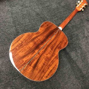 Custom Guilds 43 Inches Jumbo KOA Wood F50 Vintage Acoustic Guitar Gloss