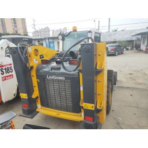 Used 2019 Year Model Almost New Skid Steer Loader Liugong Clg375b Less Than 100