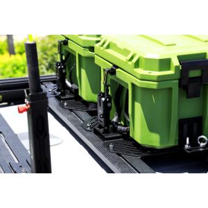 2023 Most Popular Tool Box Mounted on Car Roof Racks for Tools in Green Black