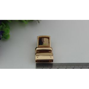 Fashion bag make accessories light gold metal press locks for handbags