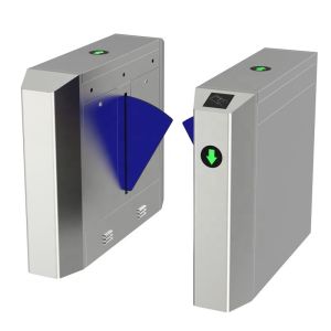 China TTL232 Communication Flap Barrier Turnstile With High/Low Level Control And Indicator on sale China TTL232 Communication Flap Barrier Turnstile With High/Low Level Control And Indicator on sale