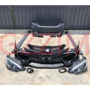 Front And Rear Bumper Grille Side Skirt Body Kits For Mark X Reiz 2017-2019