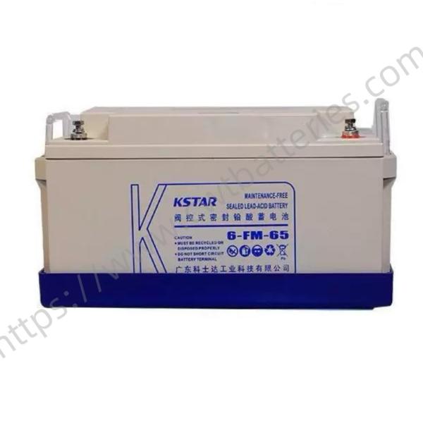 KSTAR 6-FM-65 VRLA Battery Rechargeable 12V 65Ah For Power System UPS DC Power Supply
