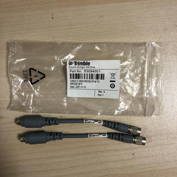 Trimble Total Station Cable 0.05M Hirose 6P M To Hirose 6P F Parts Of Total Station