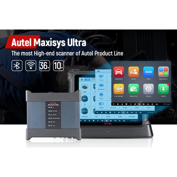 Autel Maxisys Ultra Intelligent Full Systems Diagnostics Tool Plus EV Diagnostics Upgrade Kit EVDiag Box & Adapters