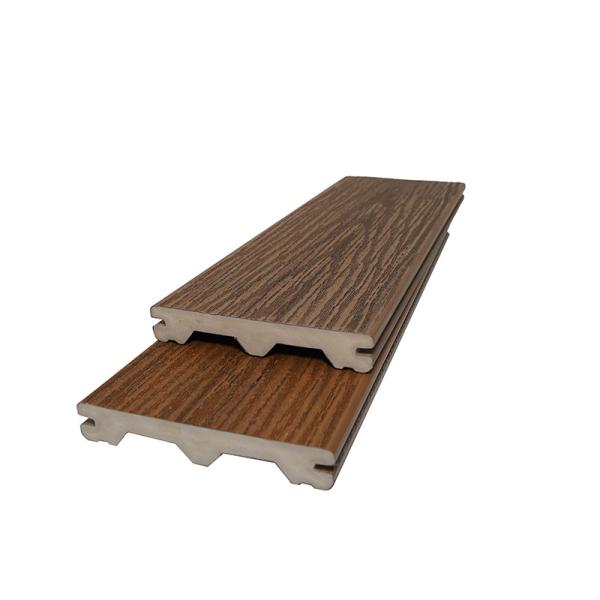Outdoor PVC Decking with Realistic Wood Look Above 18mm Thickness and Online