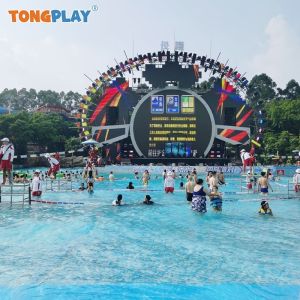 Relaxing Surf Wave Pool Amusement Water Park Supplies Customized