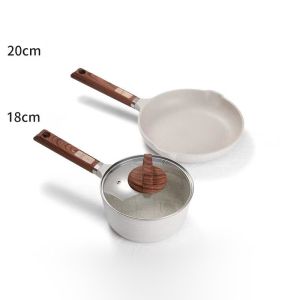 Custom Non-Stick Aluminum Stockpots With Lid Medical Stone Coating