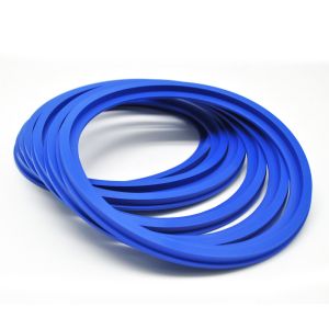 Blue FKM Rubber Flat Washer Silicone Rubber Sealing Washer