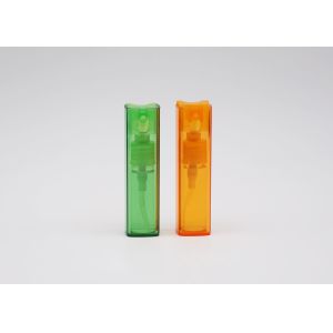 10ml Refillable Perfume Tester Bottle Square Pet Atomizer Colorful Plastic