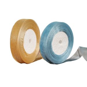 Good quality wholesale 38 mm designer gift wrapping ribbon black ribbon