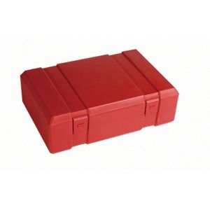 DME Cold Runner Plastic Mold Makers End Cap Red Color Square Box Shape