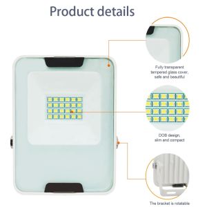 Stadium Outdoor LED Solar Flood Lights Waterproof Ip65 30w 50w