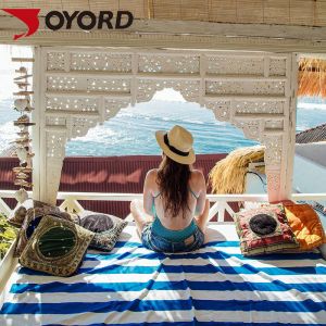 Printed Sublimated Beach Towels Environmental Friendly Antibacterial Fashion