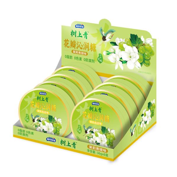 Buy Jasmine Grape Mint Hard Candy Sugar Free Healthy Round Various Flavors at wholesale prices