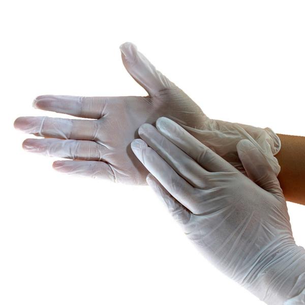 Buy Disposable Latex Free Medical Gloves , Vinyl Examination Gloves Non Allergic at wholesale prices