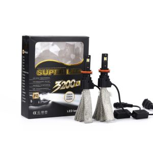 Fanless Heat Sink Cree Led Auto Headlights H11 With Aluminum Housing