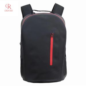 China Black Polyester Insulated waterproof backpack without sewing stiching on sale