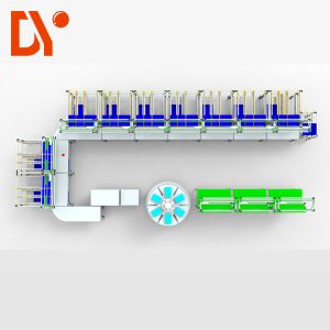 Double Face Automated Assembly Line DY162 With Aluminum Alloy Frame