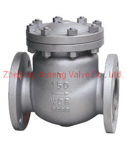 Flang Swing Check Valve H44W-16P with Reversing Flow Direction and Swing