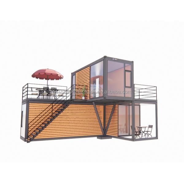 50/75/100mm Wave Sandwich Panel Wall 20 Feet Portable Shipping Container Clothing Store Prefab Mobile Shop Pop-up Retail Store