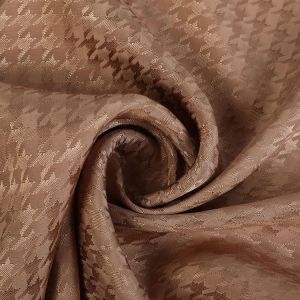 Soft Smooth Houndstooth Jacquard Fabric Viscose Rayon Fabric