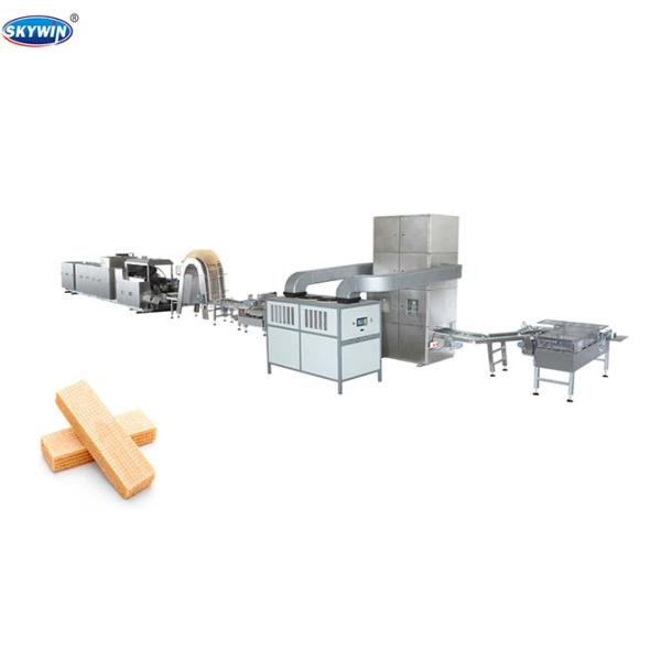 Automatic 75 Moulds 240kg/Hr Wafer Biscuit Manufacturing Equipment