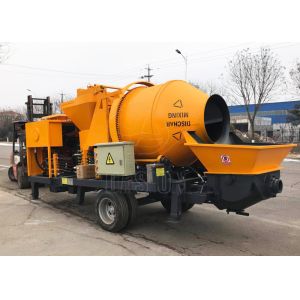 Light Weight Mobile Foam Pump , Self Loading Concrete Mixer With Pump
