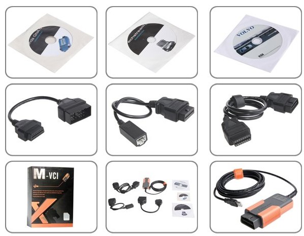 Original Xhorse MVCI 3 IN 1 Toyota TIS V10.30.029 Honda V2.018 Volvo 2010A Auto Diagnostic Tool