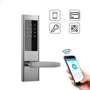 Tamper Alarm App Controlled Door Locks 300mm App Smart Lock