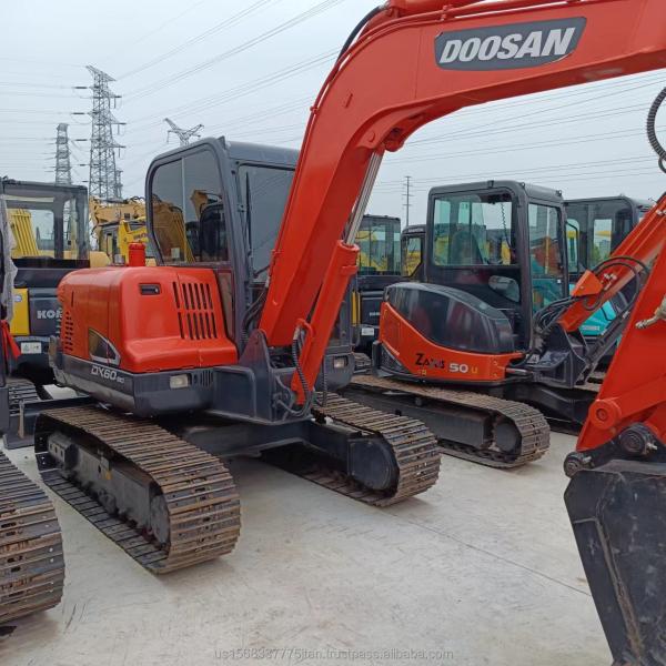 DOOSAN DX60 Excavator in with Excellent Efficiency and Good Performance at Affordable