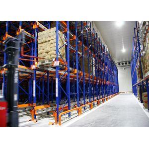 Quality Adjustable Automatic Radio Shuttle Racking System , Mobile Pallet Racking Systems for sale