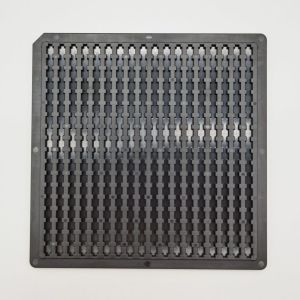 OEM Black Waffle Pack Chip Trays Match Automation Equipment