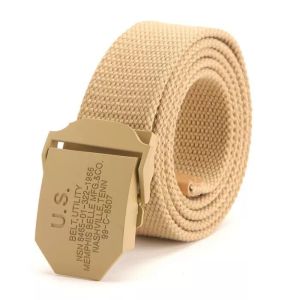 110cm 120cm Fabric Elastic Women Belt Alloy Buckle Glitter Leather