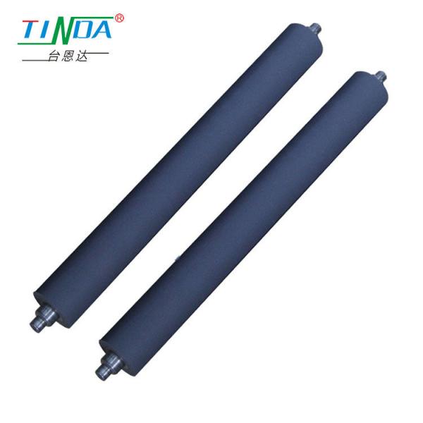 OEM Low Noise Cylinder Printer Rubber Roller Printing Press Roller High