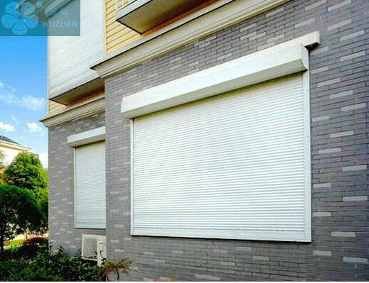 Buy White 1.5mm Aluminum 1.5m Hieght Automatic Window Shutters at wholesale prices