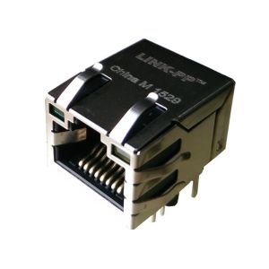 JDFU12140327 RJ45 Modular Jack LPJ16217B10NL , 8Position 10/100Base Ethernet