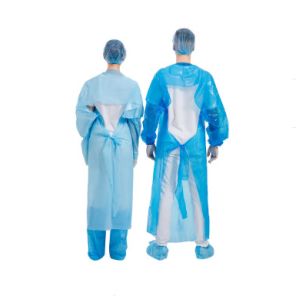 FDA Disposable CPE Gown , 510K CPE plastic gown