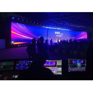 Quality Indoor Full Color LED Display with Die-Cast Aluminum Cabinet and Easy Installation Compatible with P2.604/2.97/3.91 and P3.91/4.8 for sale