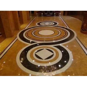 Beautiful Waterjet Tile,Marble Stone Polished of the Waterjet Patterns Flooring